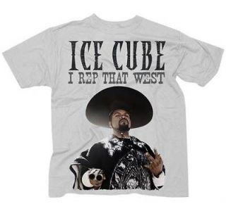 ICE CUBE   I Rep That West   T SHIRT S M L XL 2XL Brand New   Official 