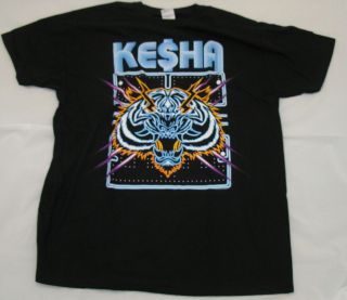 KESHA Tiger Lights XL XXL XXXL tee T Shirt NEW pop music