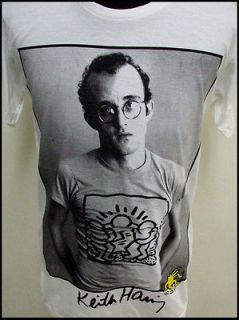 New vintage 80s Keith Haring pop street art emo indie mod t shirt L