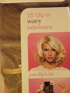 New Jessica Simpson Ken Paves 15 Wavy hair extension R29S Glazed 