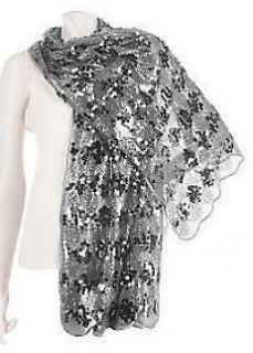 Joan Rivers Metallic Glam Sequin Scarf~A211123~​Choice of Colors
