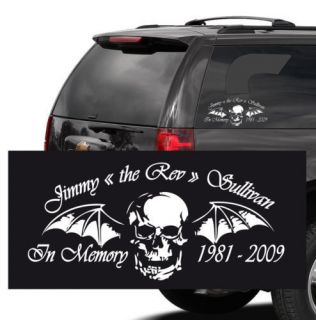AVENGED SEVENFOLD AX7 MEMORY JIMMY THE REV SULLIVAN 9 car truck 