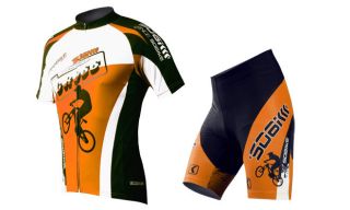 SOBIKE Cycling Suits Short Sleeves Short Jersey & Shorts XC Orange
