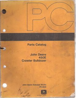 John Deere 450E Crawler Bulldozer Parts Manual