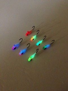 Minnow Glow Ice Jigs #12, QUALITY MADE IN THE USA, Buy American 