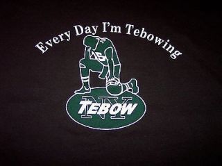 NEW XL Jets Tim Tebow New York Every Day Im Tebowing T Shirt
