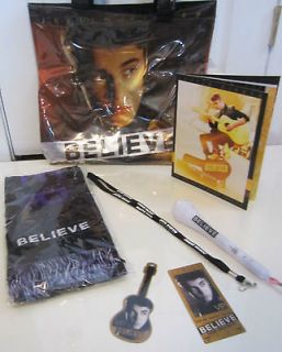 Justin Bieber 2012 Fan Club VIP Believe Tour Package