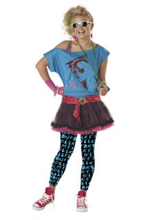 Brand New Valley Girl Teen 80s Halloween Costume