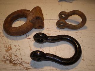 Pc Lot Cast Iron Tractor Trailor Hitch Lg Loop Deere?