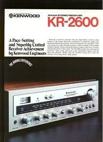 kenwood kr 2600 receiver in Vintage Stereo Receivers