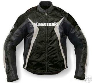 Kawasaki Nylon Ninja motorcycle jacket NEW BLK Grey XL