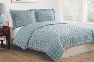   QUILT SET Quilted bedding Set in 4 colors Full Queen King Cal King