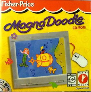 FISHER PRICE MAGNA DOODLE CD ROM GAME EARLY CHILDHOOD for WIN 95 AND 