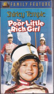   Little Rich Girl (VHS) Shirley Temple, Alice Faye and Gloria Stuart