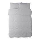 Ikea Duvet cover and pillowcase Full/Queen white ALVINE STRA