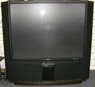Sony KP 61XBR300 61 rear projection TV + remote 1080i resolution 80W 
