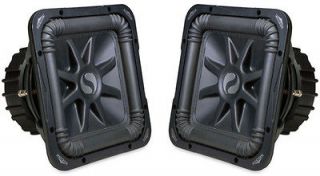 KICKER SUBWOOFER PACKAGE W/ TWO S15L5 L5 SERIES SOLOBARIC DUAL 2 OHM 