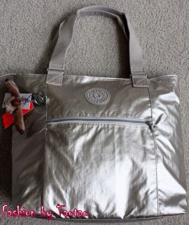 NWT Kipling Teresina Tote Shoulder Bag w Furry Monkey Radian Dream 