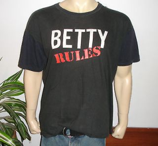 RaRe *1980s BETTY RULES* vtg alt rock concert t shirt (XL/XXL) 80s 90s 