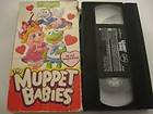 Muppet Babies BE MY VALENTINE Vhs Video Cartoon KERMIT MISS PIGGY Fun 