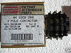 NEW IN THE BOX CARRIER (HN 53CB 208) 3 POLE CONTACTOR