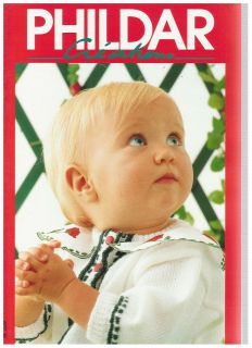 PHILDAR KNITTING BABY CLOTHES BOOK #229 HTF VF COND VTG RARE BOOK