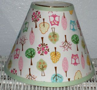   and Owl Lampshade mw Pottery Barn Kids Girls ~ Any Color Trim Avail