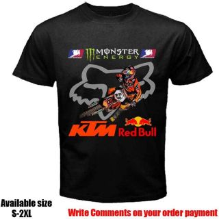 New ryan #5 KTM dungey motocross black shirt s 2xl
