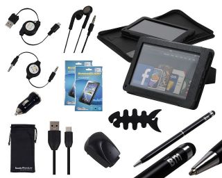   Monster  Kindle Fire 12in1 Accessories Jacket Case Chargers