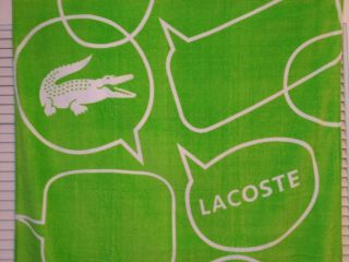 lacoste beach towel in Bath