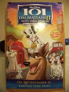 101 Dalmatians II 2 movie poster Disney Barry Bostwick Jason Alexander