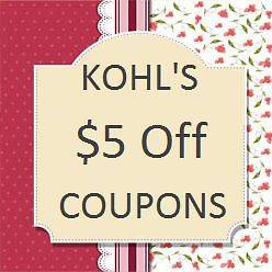 18 kohl s $ 5 off in store kohls coupons exp 12 23 12 expedited 