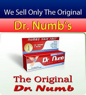   DR NUMB NUMBING CREAM Needle Pain, Tattooing, laser hair removal