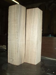 English Walnut wood turning spindle blanks. 70mm square