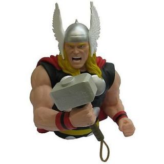 Marvel Avengers Thor Bust Bank    NEW Coin Bank Hammer Figure Statue 