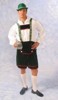 LEDERHOSEN Shorts GERMAN Alpine Octoberfest COSTUME Adult Small Medium 