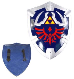   LARGE Legend of Zelda Link Triforce Hylian Fiberglass Shield Costume