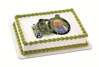 Avengers Hulk Photo Image~ Edible Image Icing Cake Topper