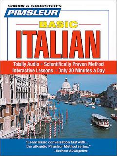 Pimsleur Method Learn to Speak Basic Italian Language 9780743550680 