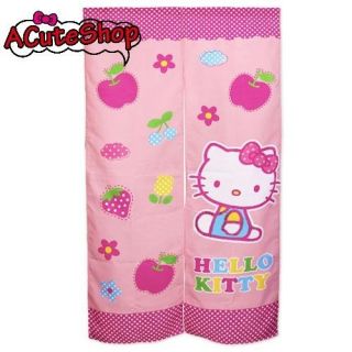 Hello Kitty Door Curtain Apple Pink 82x145 cm, 321/4 x 57 Sanrio