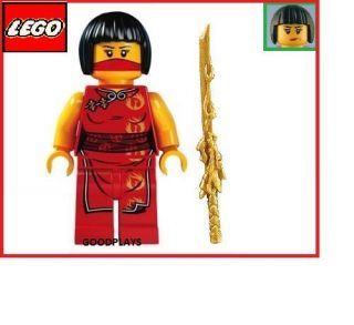 LEGO Ninjago Nya Minifigure with golden dragon sword weapon 2507 2505 