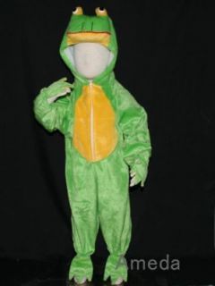 Kids Fancy Pary Dress Up Animal Costume Frog Prince Halloween Outfit 2 