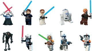 Lego Star Wars Character Cut Outs x 10 Wall Art (Pack Style A)