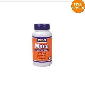 NOW Maca 500 mg 100 Capsules Reproductive Health