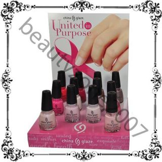   Glaze United in Purpose Breast Cancer Awareness Collection Nail Polish