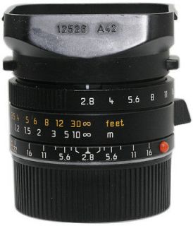 Leica M 28mm f/2.8 Elmarit ASPH 35mm Rangefinder Lens    USED