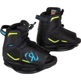 NEW 2012 RONIX VISION WAKEBOARD BINDINGS BOOTS  SIZE YOUTH (US 2 6 