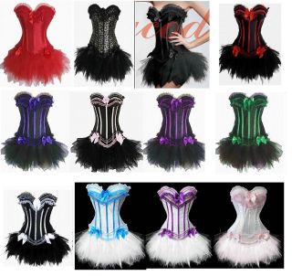   Dress Moulin Rouge Burleques TUTU Ladies Costume Lingerie 8068+7008