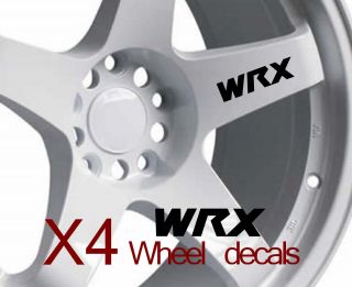 x4 WRX wheel stickers   subaru impreza legacy outback sti prodrive car 