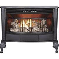 PROCOM Vent Free Natural Gas Propane LP Fireplace Stove